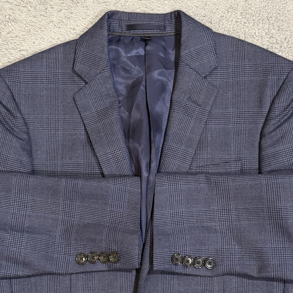 J Crew Ludlow American Woolen Company Men's 34S Glen Plaid Blazer Suit Jacket